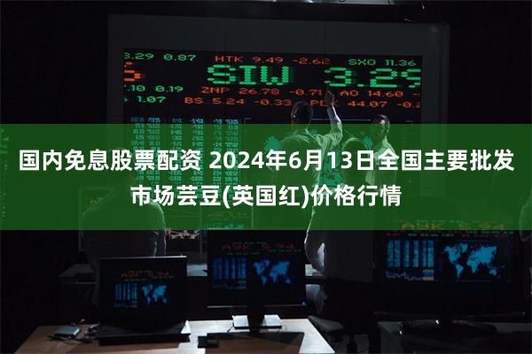 国内免息股票配资 2024年6月13日全国主要批发市场芸豆(